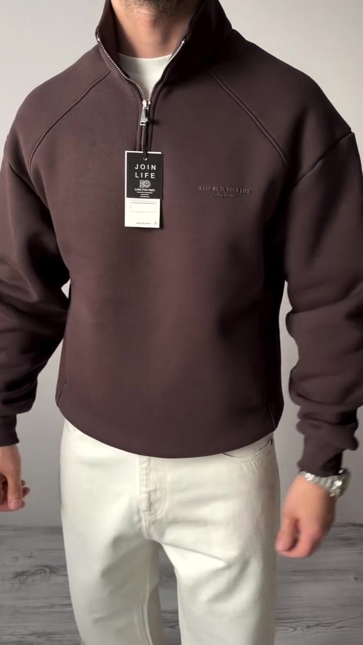 Keep Me Half-Zip Sweatshirt