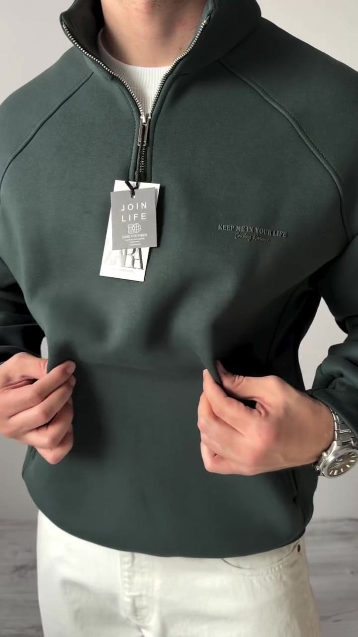 Keep Me Half-Zip Sweatshirt