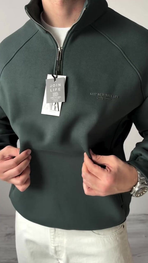 Keep Me Half-Zip Sweatshirt